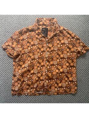 Afends Button Up Top